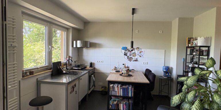 offene Küche möbliert